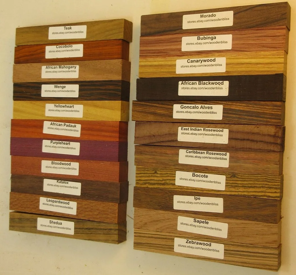 Catálogo de madera exóticas