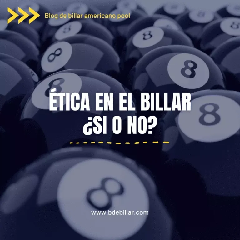 ética deportiva billar