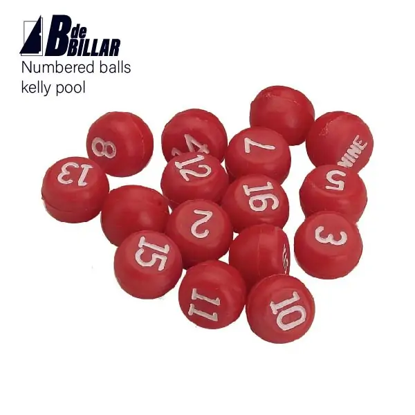 Bolas Kelly pool