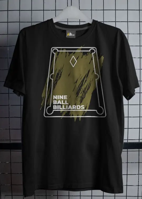 Camiseta de billar bola 9