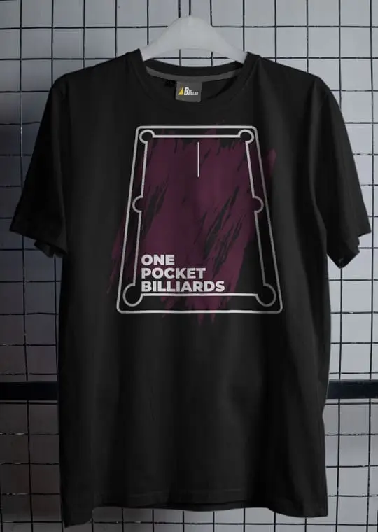 Camiseta de billar one pocket