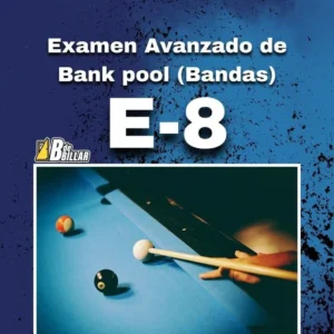 Test sobre el reglamento de Bank Pool y tiros de banda en billar americano.