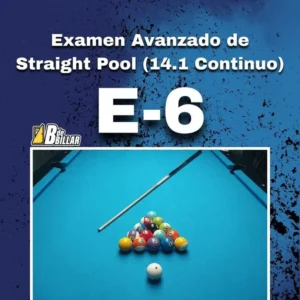 Cuestionario sobre reglas de billar 14.1 Continuo y sistema de puntuación.