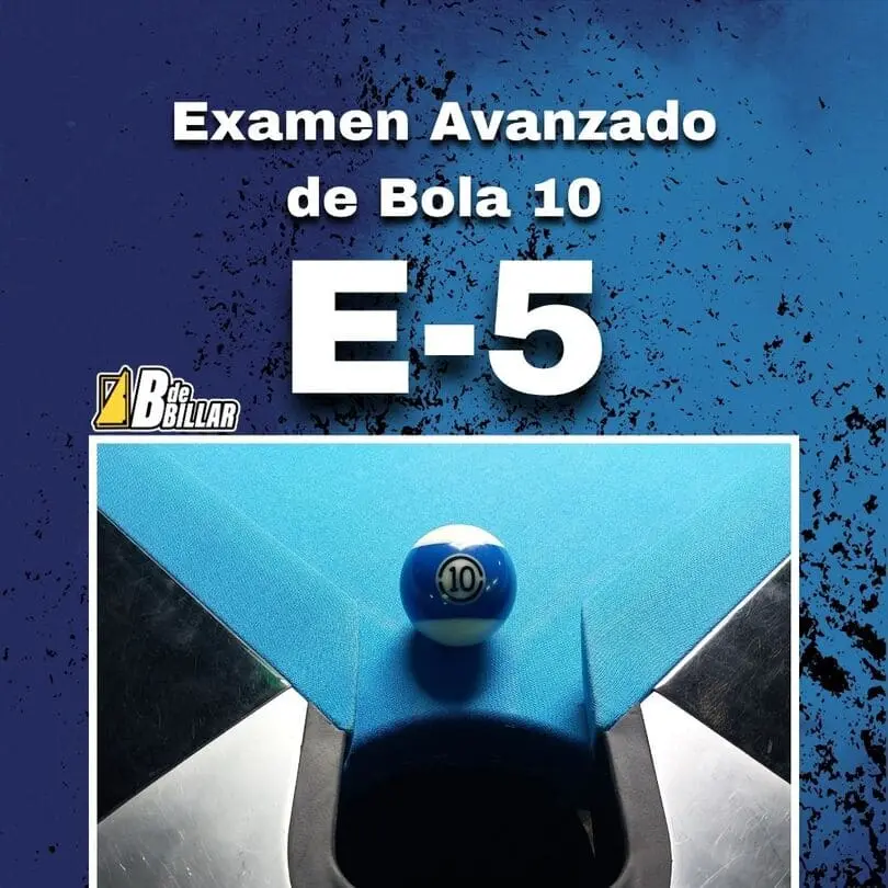 Examen de nivel experto sobre las reglas oficiales de Bola 10 y tiros cantados.