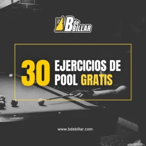 30 ejercicios de pool gratis para mejorar tu juego de billar