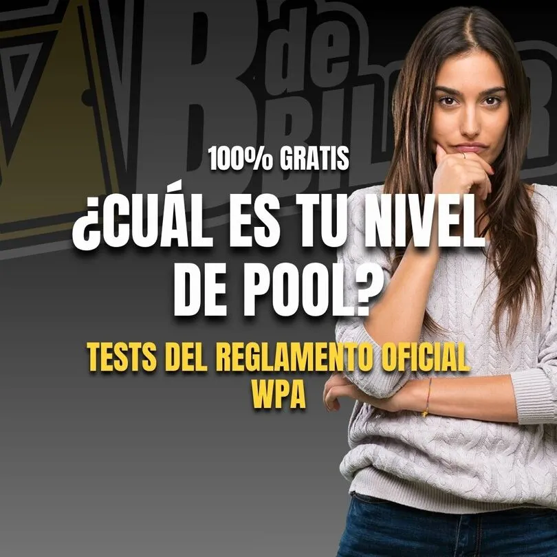 Tests del Reglamento WPA de billar americano por niveles