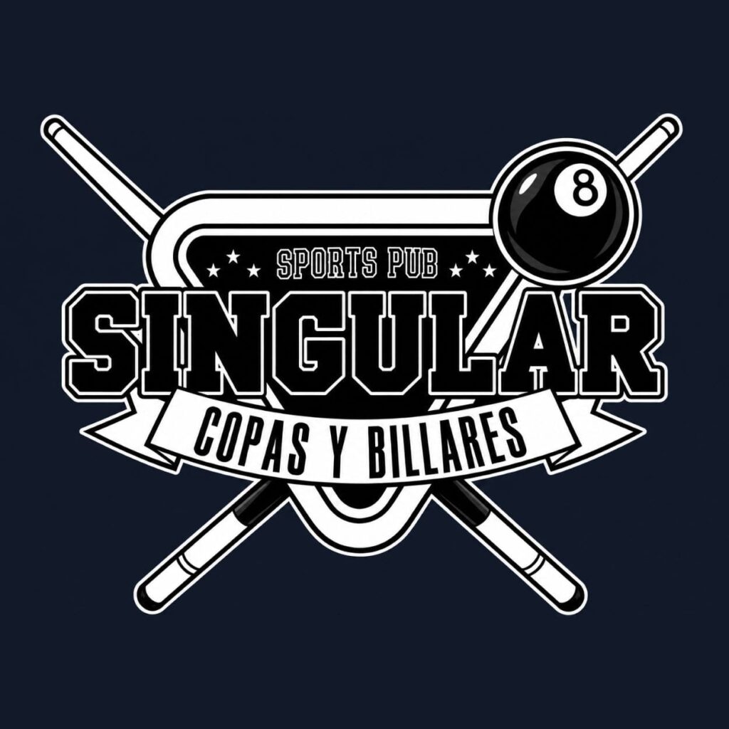 logotipo Singular team building de billar
